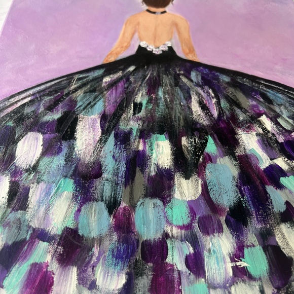 “Curtain” Ballet Dancer Acrylic Painting | Original Artwork 16x20 Canvas - Picture 6 of 10